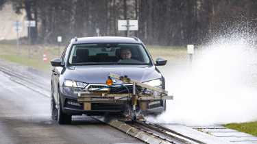 All Season tyre test - Skoda Octavia wet testing 