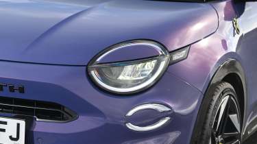 Abarth 600e Scorpionissima - front headlight 
