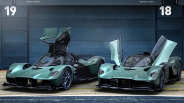 Aston Martin Valkyrie Spider and coupe