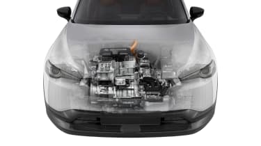 Mazda MX-30 R-EV - full front diagram