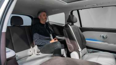 Hyundai Ioniq 9 and Richard Ingram - back seats