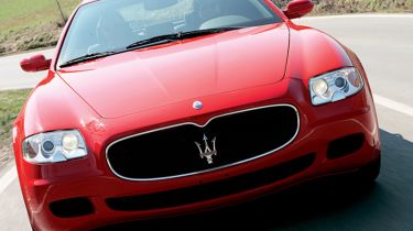 Front view of Maserati Quattroporte Sport GT