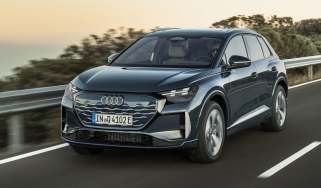 Audi Q4 e-tron facelift - front action