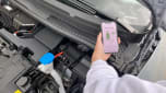 Best car check websites - checking a car on phone