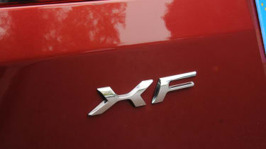 Jaguar XF Sportbrake badge
