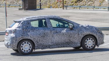 Nissan Micra 2017 spies sided rear