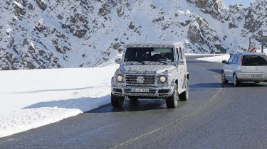 Mercedes G-Class spy front 1