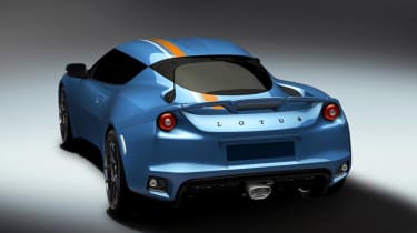 Lotus Evora 400 Blue Orange Edition - rear