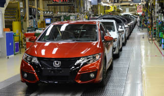 Honda's Swindon factory - production line