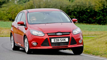 Ford Focus front cornering