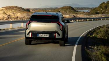 Kia EV3 GT - rear cornering