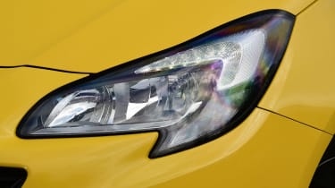 Vauxhall Corsa - front light detail