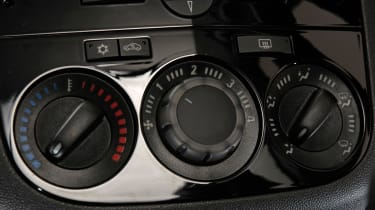 Vauxhall Corsa heater controls