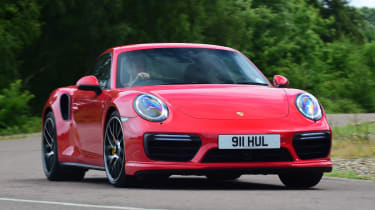 Porsche 911 Turbo S - front cornering