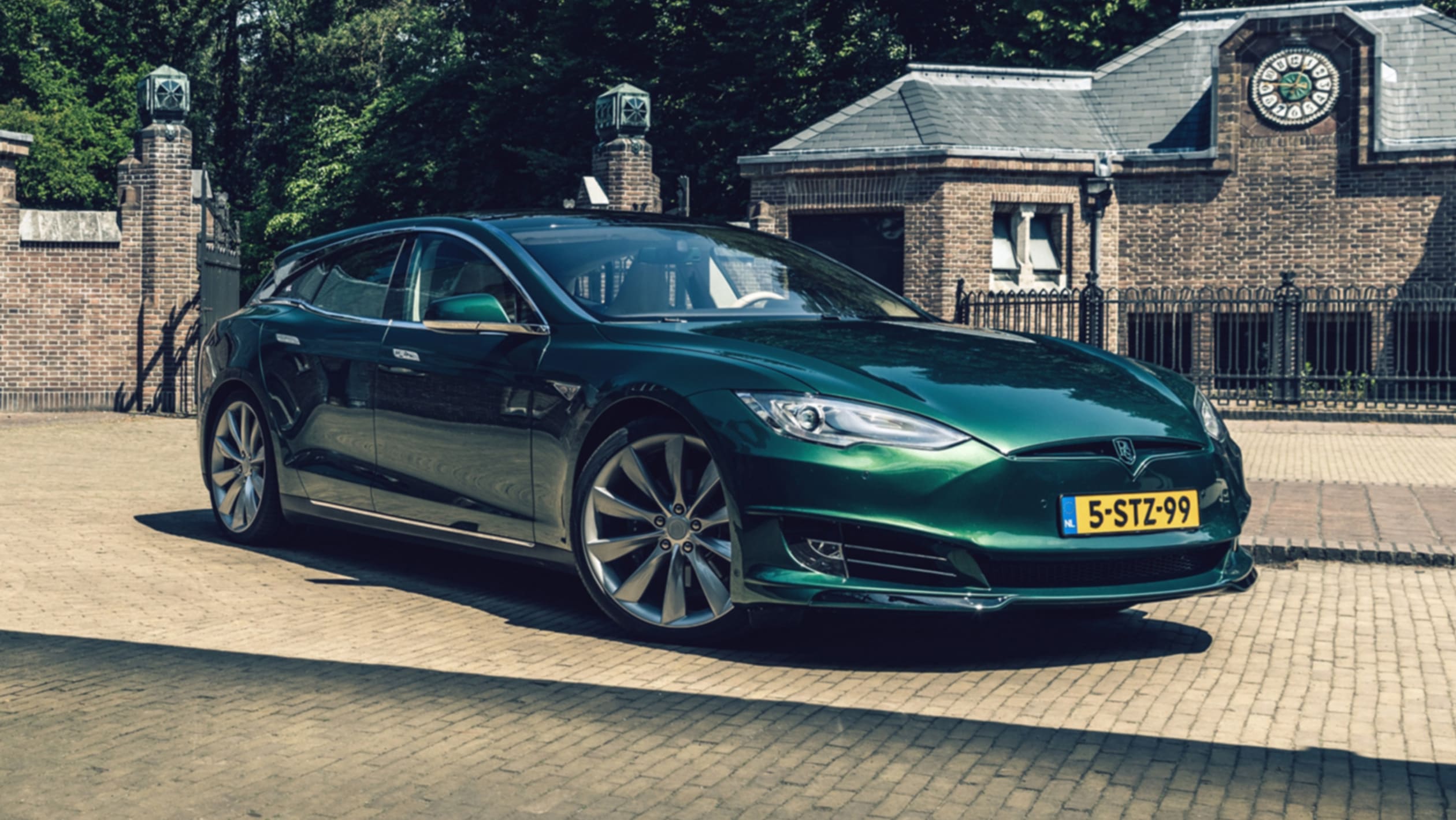Tesla Model S Shooting Brake estate pictures Auto Express