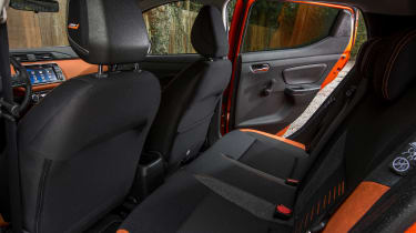 New Nissan Micra - rear seats