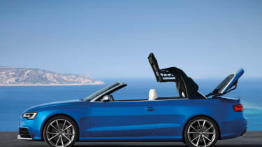 Audi RS5 Cabriolet roof mechanism