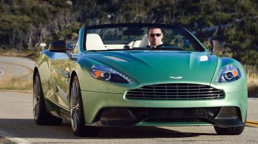 The Aston Martin Vanquish Volante. The most expensive Aston you can buy, with the exception of the one-77