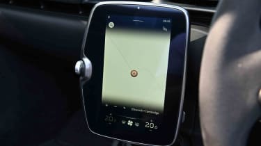 McLaren Artura Spider - sat-nav screen