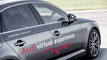 Audi Virtual Training Car side view