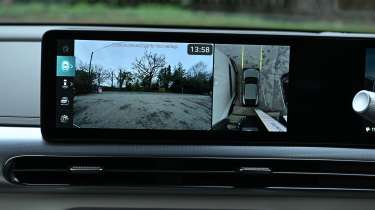 Genesis GV60 - screen displaying reversing camera