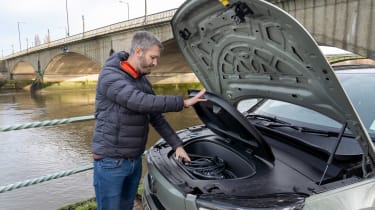 Volvo XC40 Recharge Plus long termer - first report front boot