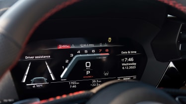 Audi S3 prototype - dials