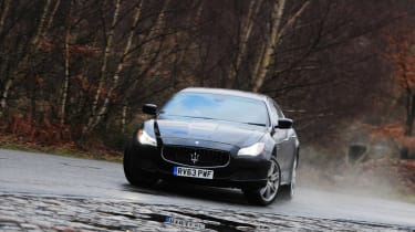 Maserati Quattroporte GTS action