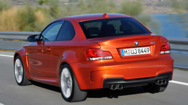 BMW 1 Series M Coupe rear tracking