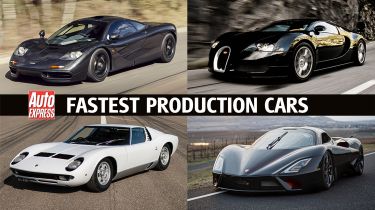 Fastest production cars - header image