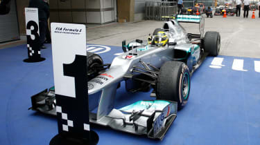 Nico Rosberg in his race-winning W03