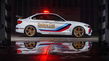 BMW M2 safety car side