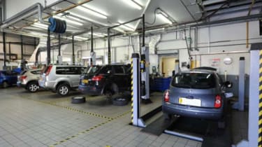 Nissan work shop