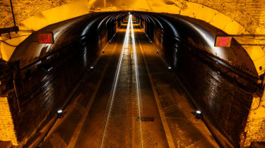 Jaguar F-Type SVR Tunnel Run - down tunnel