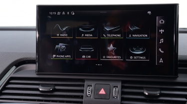 Audi Q5 infotainment screen