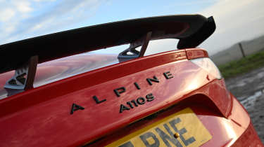 Alpine A110 - rear wing