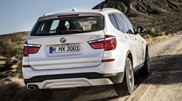 BMW X3 facelift rear