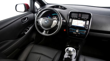2013 Nissan Leaf interior