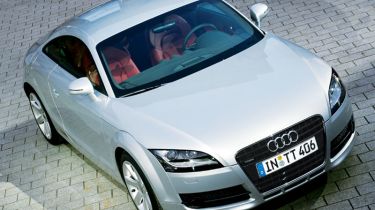 Front view of Audi TT Coupe