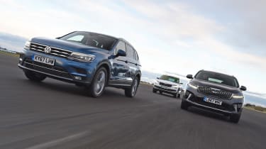 Kia Sorento vs VW Tiguan Allspace vs Skoda Kodiaq