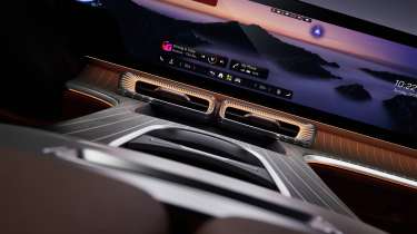 New EV GLC - centre console and screen