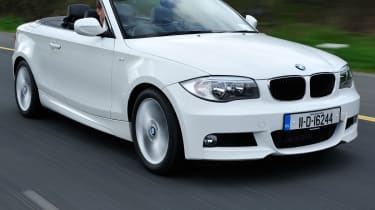 BMW 118d Convertible front tracking