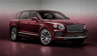 Bentley Bentayga Atelier Edition (Rubino Red) - front 3/4 static