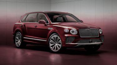 Bentley Bentayga Atelier Edition (Rubino Red) - front 3/4 static