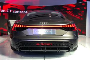 audi e-tron gt concept la motor show rear