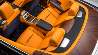 Rolls-Royce Dawn convertible from above