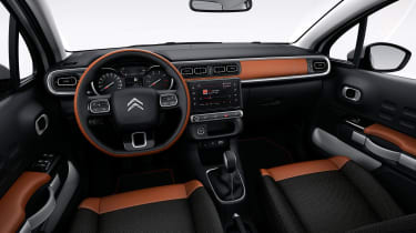 Citroen C3 2016 - interior brown