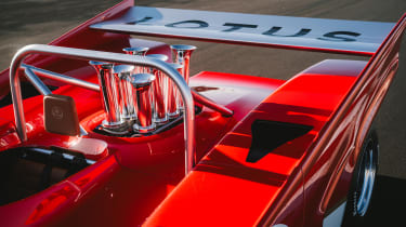 Lotus Type 66 exhaust trumpets