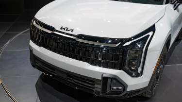 New 2025 Kia Sportage facelift LA Motor Show - front end
