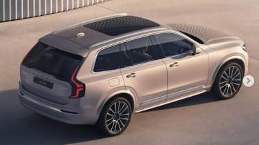 New Volvo XC90 - leaked rear 3/4